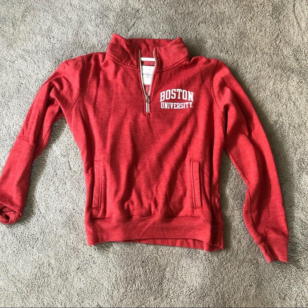 BOSTON UNIVERSITY 1/4 ZIP